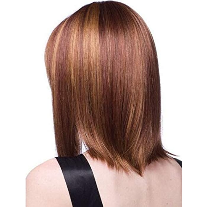 DILLARDS Fashion Short Straight Wigs Brown-Blond For Women 0820-10 - Image 4